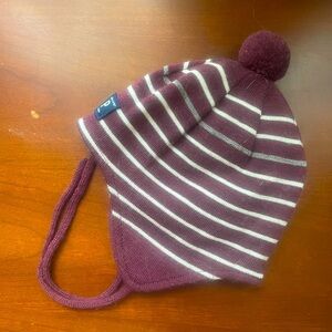 Polarn O Pyret Signature Stripe Merino Wool Pilot Cap 9m-2y 48/50.